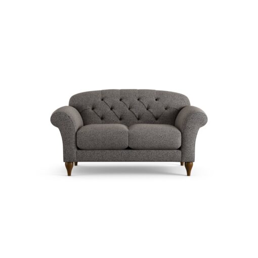 Habitat Brooker Fabric 2 Seater Sofa - Charcoal - Dark Leg