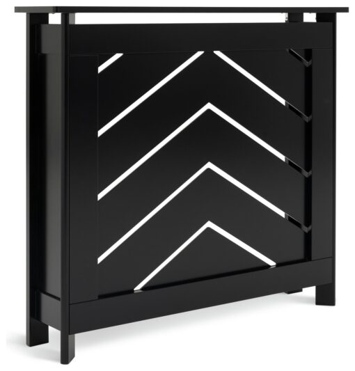 Habitat Chevron Mini Radiator Cover - Black