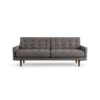 Habitat Fenner Fabric 3 Seater Sofa - Charcoal - Dark Leg