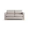 Habitat Flint Fabric 2 Seater Sofa Bed- Stone - Ash Leg