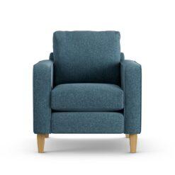 Habitat Flint Fabric Armchair - Blue