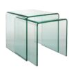 Habitat Gala Set of 2 Glass Nested Tables