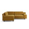 Habitat Hendricks Reversible Corner Sofa - Gold - Black Leg