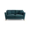 Habitat Lomond Fabric 2 Seater Sofa - Teal - Dark Leg