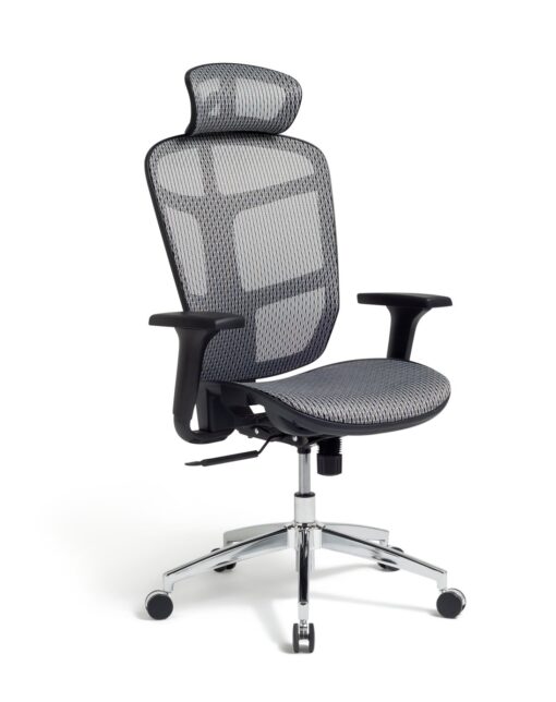 Habitat Mesh Office Chair - Grey