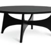 Habitat Mid Century Round Coffee Table - Black