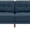 Habitat Newell Fabric 3 Seater Sofa - Navy