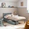 Habitat Ronnie Single Bed Frame and Drawer - Duck Egg Blue