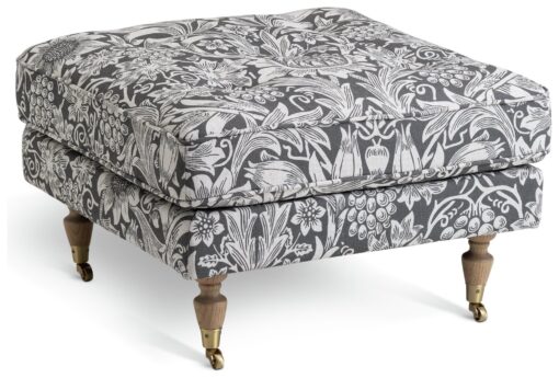 Habitat x Morris & Co. Merton Sunflower Fabric Footstool