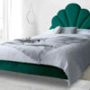 Hendo Bed Single Plush Velvet Black