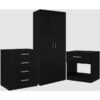 Home Detail - Carlton Black Bedroom Trio Set v2