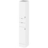 Hudson Reed - Fusion Tall Tower Unit 300mm Wide - Gloss White