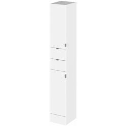 Hudson Reed - Fusion Tall Tower Unit 300mm Wide - Gloss White