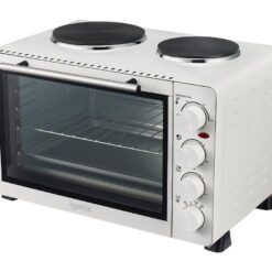 IGENIX IG7130 Electric Mini Oven - White & Black, White