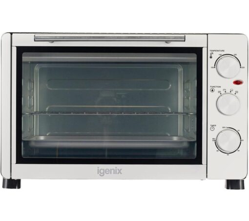 IGENIX IG7131 Electric Mini Oven - White, White