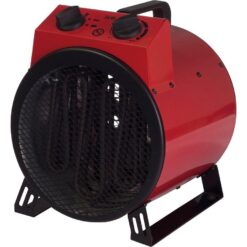 IGENIX IG9301 Portable Hot & Cool Fan Heater - Red & Black, Red,Black