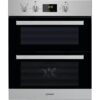 INDESIT Aria IDU 6340 IX Electric Built-under Double Oven - Stainless Steel, Stainless Steel