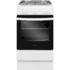 INDESIT Click&Clean IS5G1KMW/U 50 cm Gas Cooker - White, White