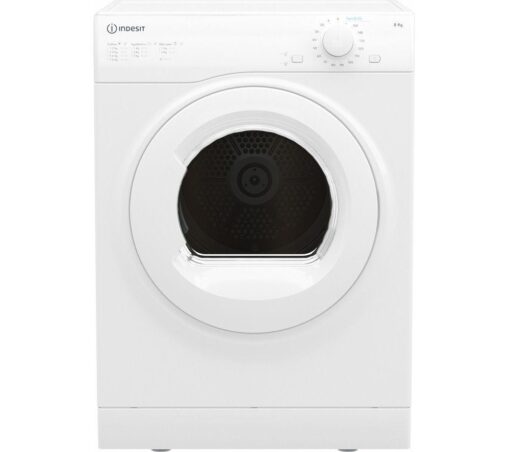 INDESIT I1 D80W UK 8 kg Vented Tumble Dryer - White, White