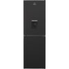 INDESIT IBTNF 60182 B AQUA UK 50/50 Fridge Freezer - Black, Black