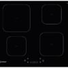 INDESIT IS 83Q60 NE 59 cm Electric Induction Hob - Black, Black