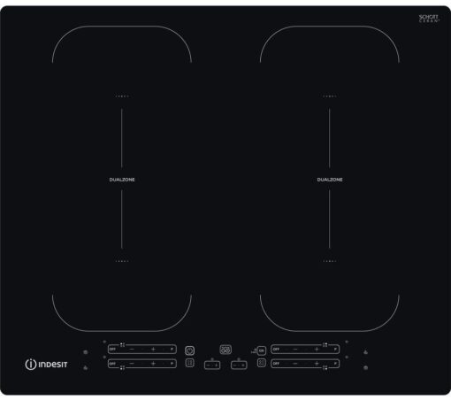 INDESIT Maxi Cook IB 88B60 NE 59 cm Electric Induction Hob - Black, Black