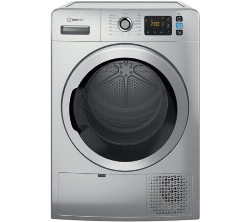 INDESIT Push&Go YT M11 92SS X UK 9 kg Heat Pump Tumble Dryer - Silver, Silver/Grey