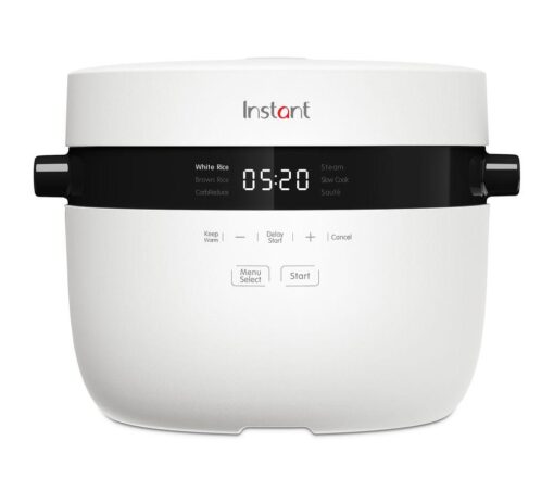 INSTANT CarbReduce Technology Rice Cooker & Steamer - White