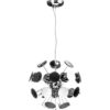 INTERIORS by Premier Disc Small Pendant Ceiling Light - Chrome