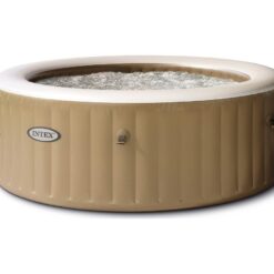 INTEX Pure Spa Bubble Massage Inflatable Hot Tub - 4 people, Khaki