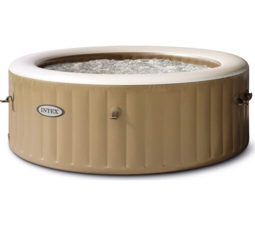 INTEX Pure Spa Bubble Massage Inflatable Hot Tub - 8 people, Khaki