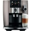 JURA J8 Smart Bean to Cup Coffee Machine - Midnight Silver, Black,Silver/Grey