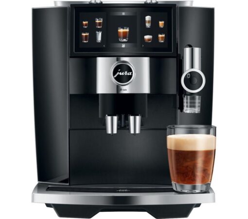 JURA J8 Twin 15659 Smart Bean to Cup Coffee Machine - Diamond Black, Black