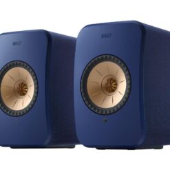 KEF AUDIO LSX II Wireless Multi-room Bookshelf Speakers - Cobalt Blue, Black