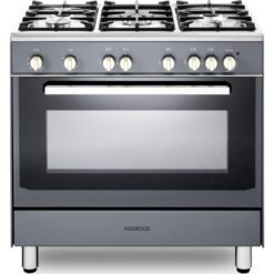 KENWOOD CK307G SL 90 cm Gas Range Cooker - Grey & Chrome, Silver/Grey