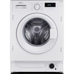 KENWOOD KIW814W23 Integrated 8 kg 1400 Spin Washing Machine, White