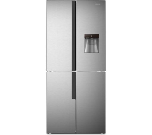 KENWOOD KSBS4DX23 Slim American-Style Fridge Freezer - Inox, Silver/Grey