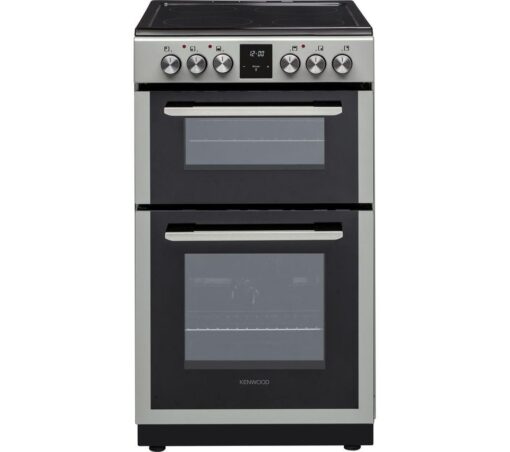 KENWOOD KTC506S19 50 cm Electric Ceramic Cooker - Silver, Silver/Grey