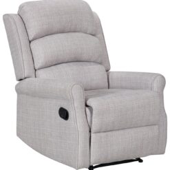 Kyoto Betsy Fabric Manual Recliner Chair - Natural