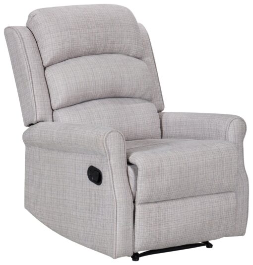 Kyoto Betsy Fabric Manual Recliner Chair - Natural