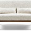 Kyoto Leah Fabric 2 Seater Sofa - Natural