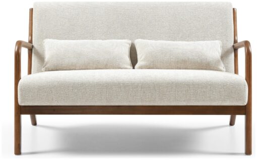 Kyoto Leah Fabric 2 Seater Sofa - Natural