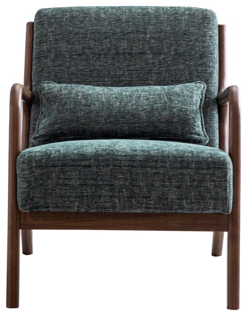 Kyoto Leah Fabric Armchair - Green