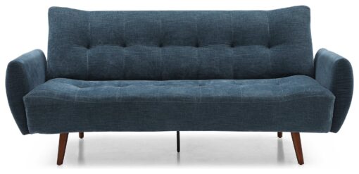 Kyoto Roman Fabric Sofa Bed - Navy