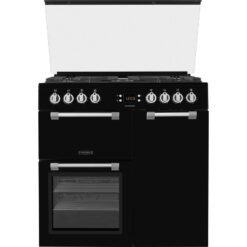 LEISURE CC90F531K 90 cm Dual Fuel Range Cooker - Black, Black