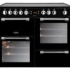 LEISURE Cookmaster CK100C210K Electric Ceramic Range Cooker - Black, Black