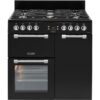 LEISURE Cookmaster CK90F232K 90 cm Dual Fuel Range Cooker - Black, Black