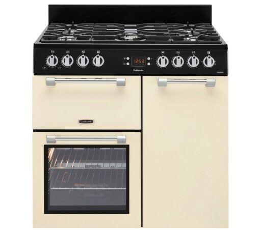 LEISURE Cookmaster CK90G232C Gas Range Cooker - Cream, Cream