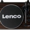 LENCO LBT-345 Belt Drive Bluetooth Turntable - Walnut, Brown