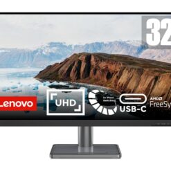 LENOVO L32p-30 31.5" 4K Ultra HD IPS LED Monitor - Black & Grey, Black,Silver/Grey